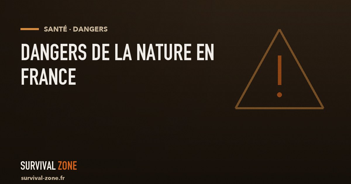 Dangers de la nature en France : vipères, chenilles processionnaires, plantes toxiques