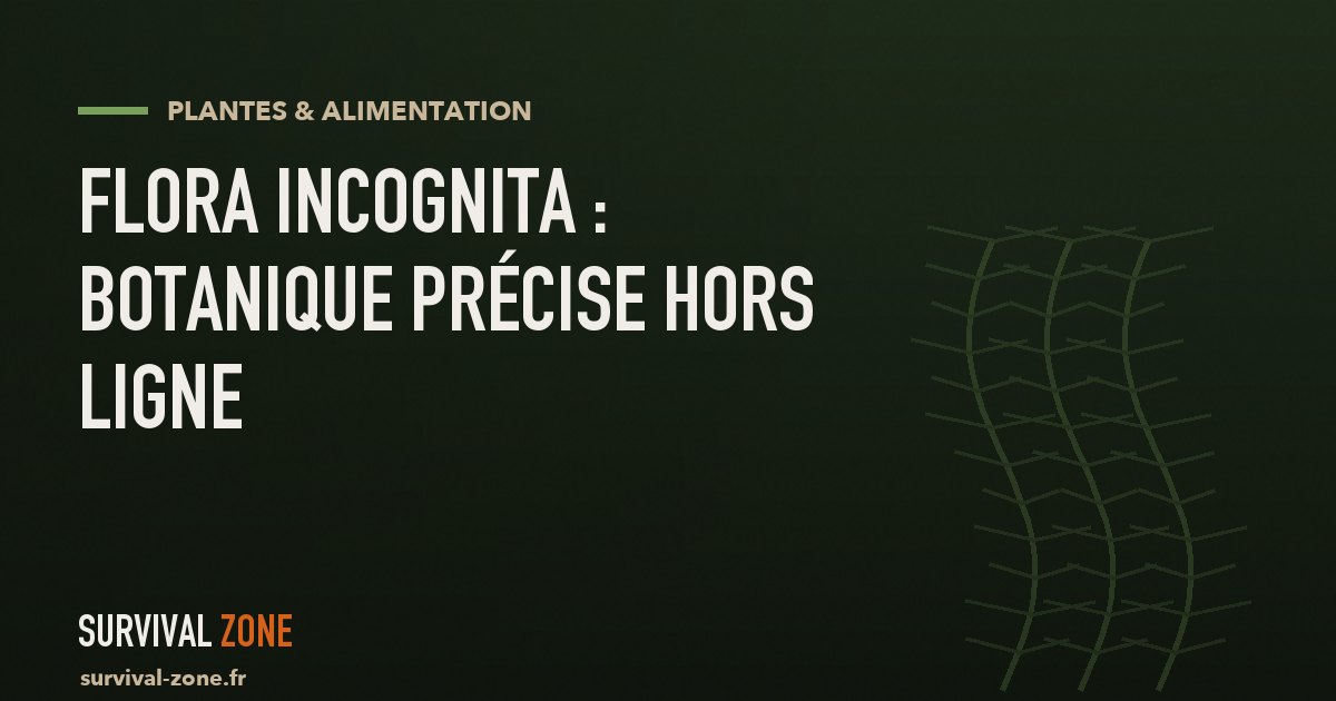 Flora Incognita : l'identification de plantes européenne, précise et en partie hors ligne