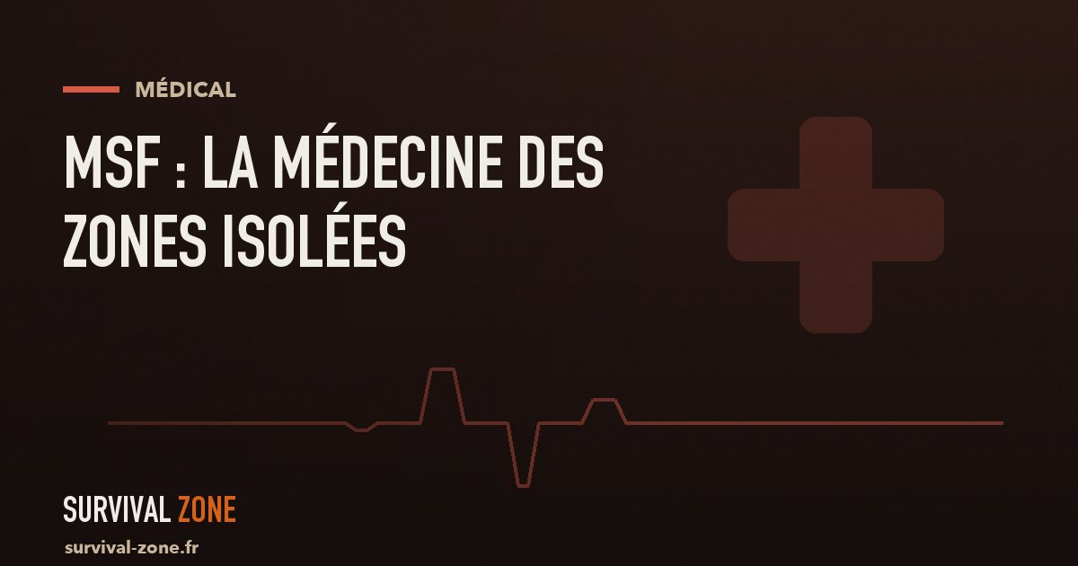 MSF Medical Guidelines : la médecine de terrain de Médecins Sans Frontières, en accès libre
